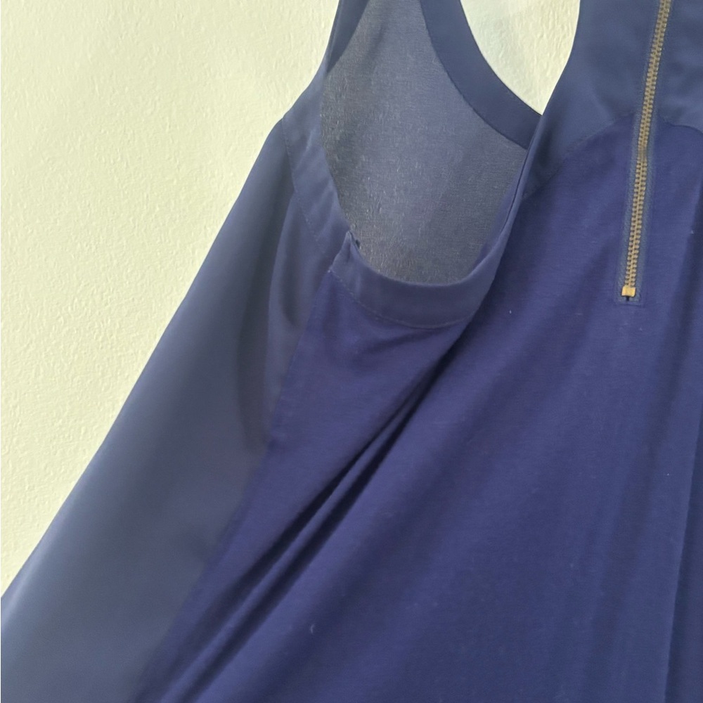 Express Blue Racerback Tank Blouse - Picture 3 of 5